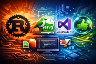 How to install Rust and resvg - prepared for static linked libraries for both 64- and 32-bits Windows